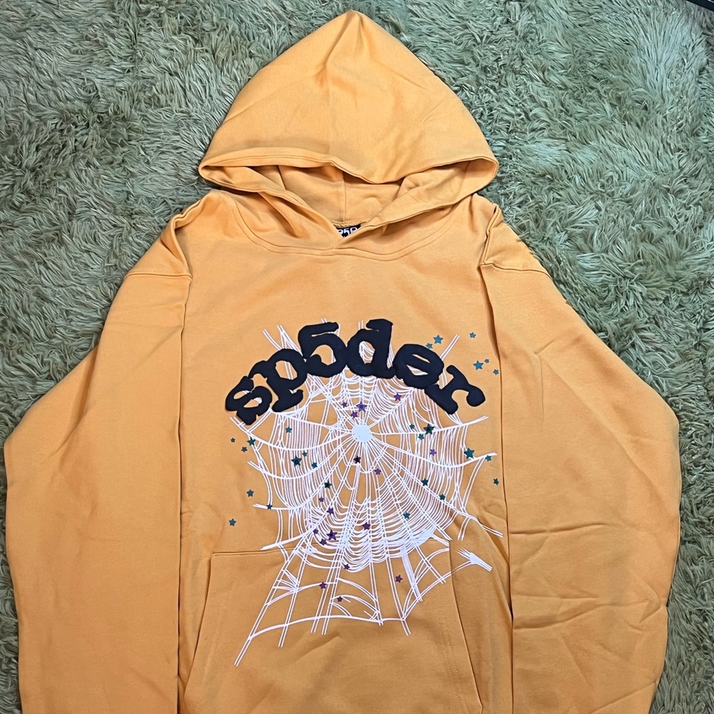 Spider Websuit Hoodie Yellow